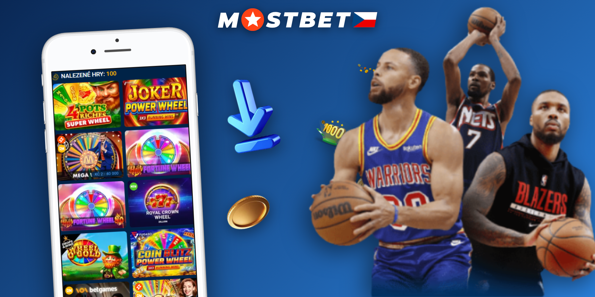 Kolo štěstí Mostbet s výsečemi odměn a jackpotem