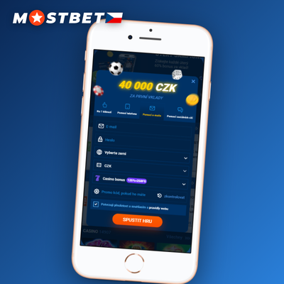 Registrace přes telefon v Mostbet — ověřovací SMS kód za minutu