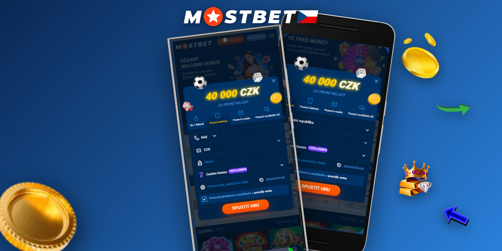 Uživatelský profil Mostbet s měnou CZK, limitem vkladu a dvoufaktorovým ověřením