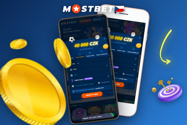 Uvítací bonus Mostbet CZ registrace s promo kódem a žetony kasina