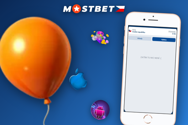 Přehled historie transakcí a stavů žádostí o výběr v aplikaci Mostbet